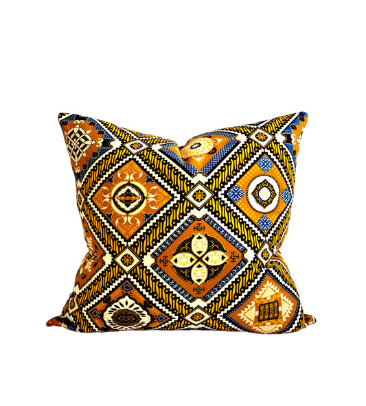 Vintage traditional West African Batik Cushion Covers