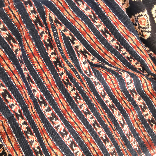 Naturally dyed handwoven collectible Indonesian Savu ikat tube sarong