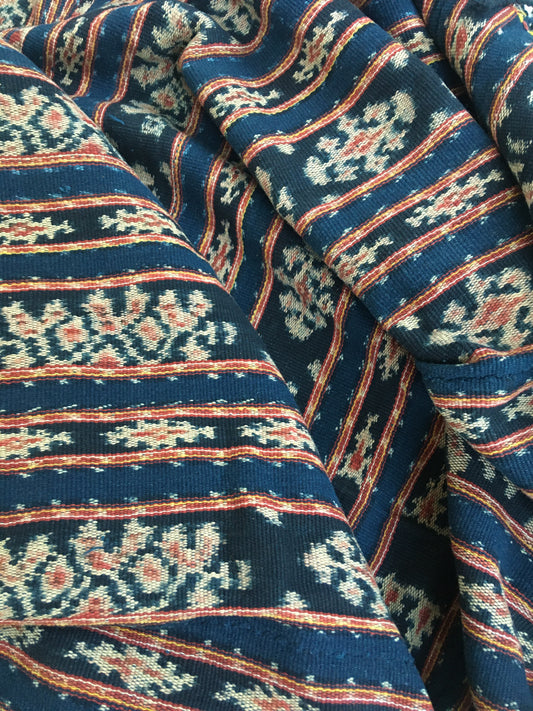 Naturally dyed Indonesian Savu Ikat collectible handwoven naturally dyed traditional ceremonial shoulder cloth